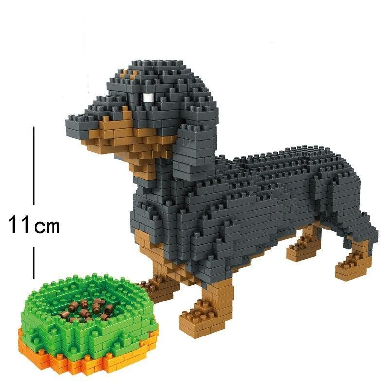 More LEGO Dogs! Dachshund and Mastiff Building Instructions - Frugal Fun  For Boys and Girls