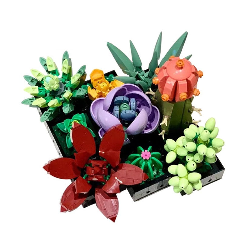 Lego Flower Bouquet Building Blocks Puzzle Splash